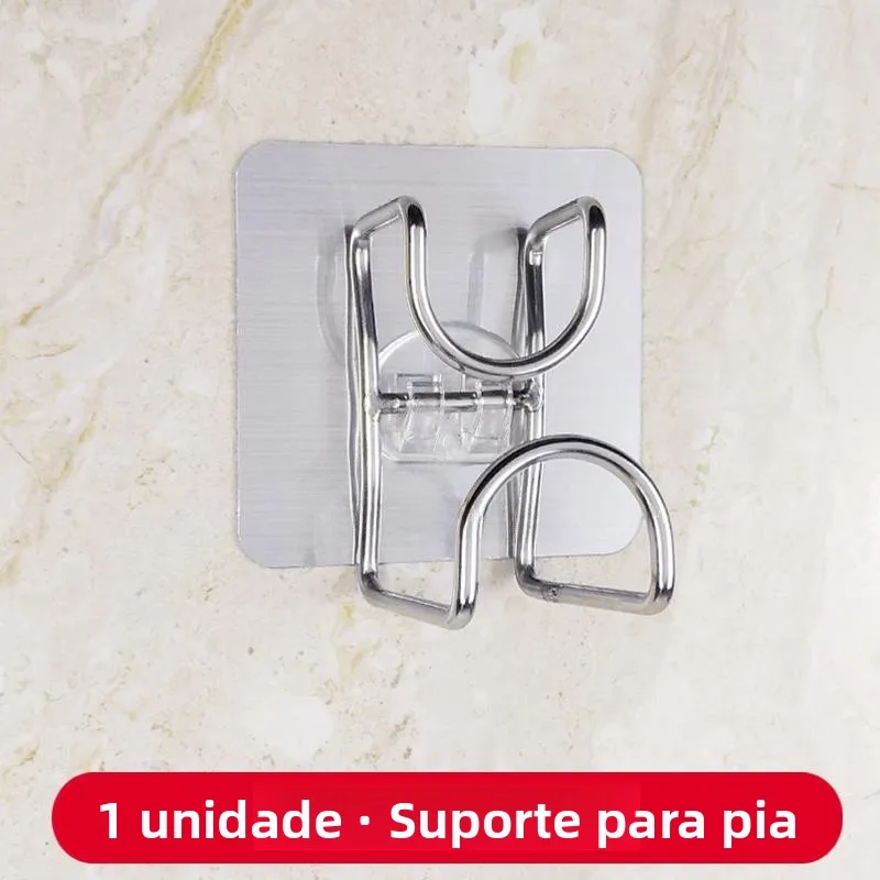 support-mural-adhesif-sans-percage-en-acier-inoxydable-pour-salle-de-bain-balcon-baignoire-lavabo-et-organisateur-d'etageres