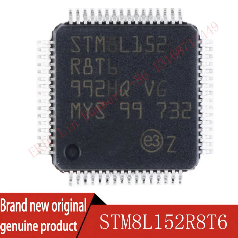 Brand new original genuine STM8L152R8T6 STM8L152 LQFP-64 16MHz/64KB flash memory/8-bit microcontroller MCU