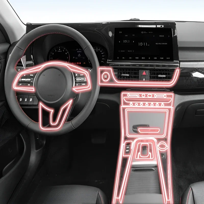 For Kia KX3 2020-2024 Dashboard Multimedia Navigation Transparent Anti-Scratch Protection Film Modification