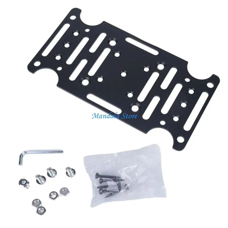 U2JC Professional Mailbox Mounting Plate for Most Mailboxes with Mounting Holes
