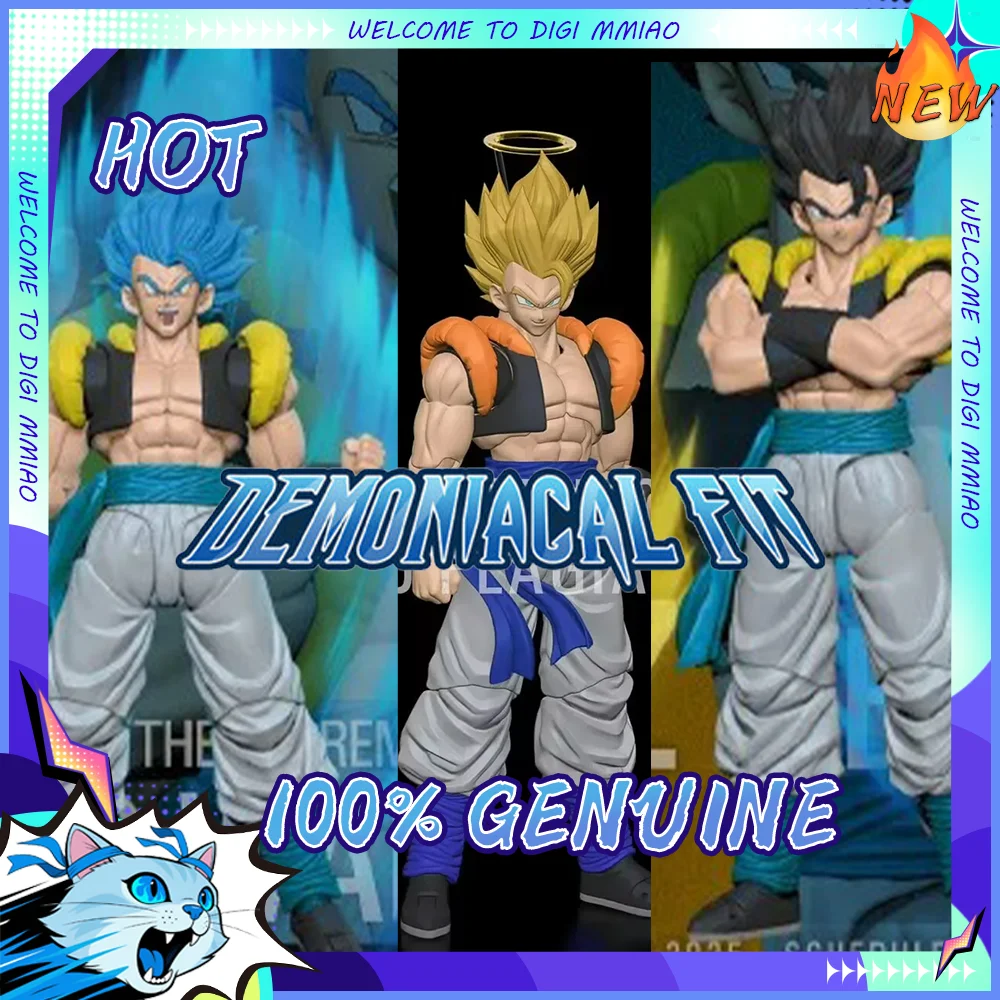 

2025 New Demoniacal Fit Gogeta Figure Dragon Ball Z SHF Gogeta Super Saiyan Trunks Action Figure Model Toy Gifts