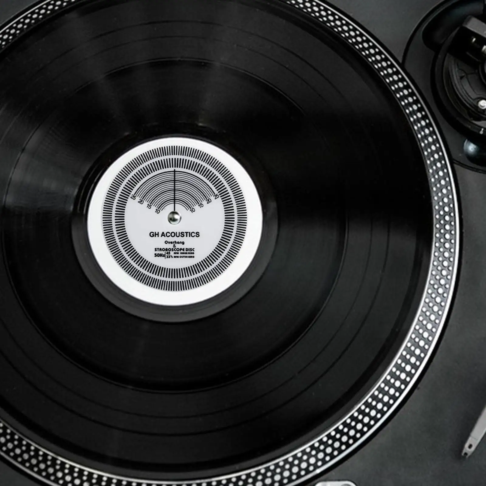 TOCADISCOS de vinilo Profesional, Dial de velocidad para reproductor de discos, herramienta de ajuste
