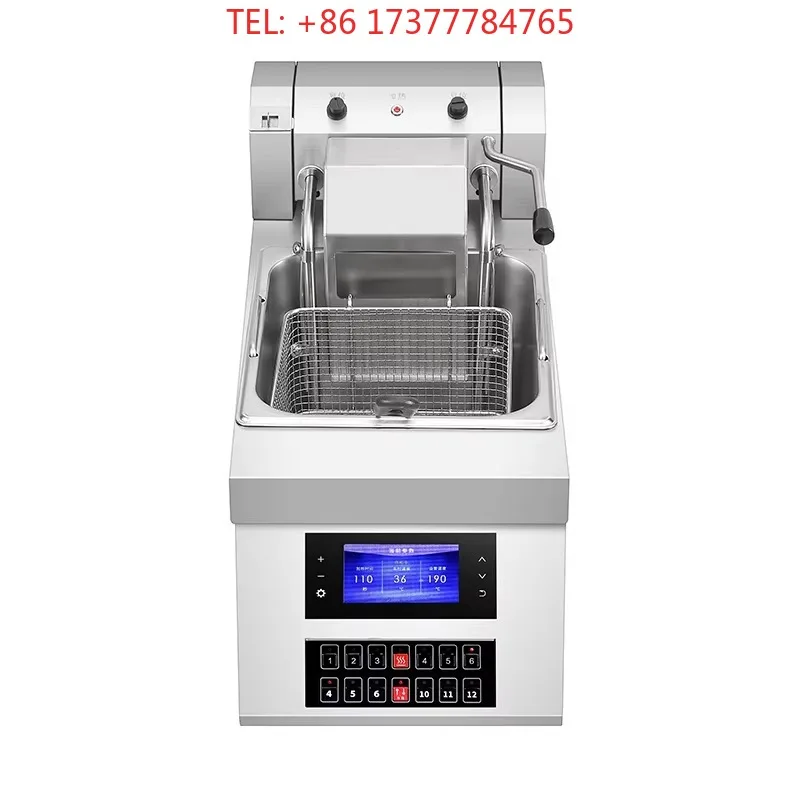 Hot Selling Lifting Deep Fryer with  Deep Fryer Cooker Home Commercial Plantain Chips Deep Fryer