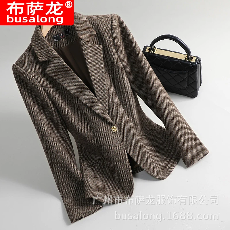 

2026New style business blazer for women, long-sleeved professional suit, formal women's jacket, workwear wholesale