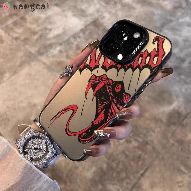 غلاف رائع لهاتف Xiaomi 14T Civi 4 Pro 14 Ultra Redmi 14C 13 A3X Note 14 Pro Plus Poco F6 Pro C61 حافظة هاتف فاخرة على شكل ثعبان #3