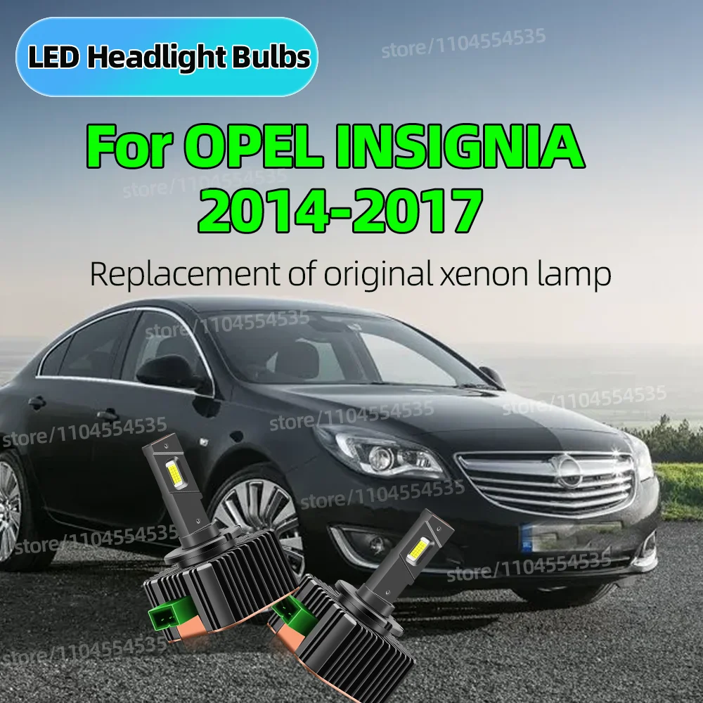 

Светодиодная фара Canbus 50000LM, автоматическая лампа, замена оригинальной ксеноновой лампы для OPEL INSIGNIA 2014 2015 2016 2017