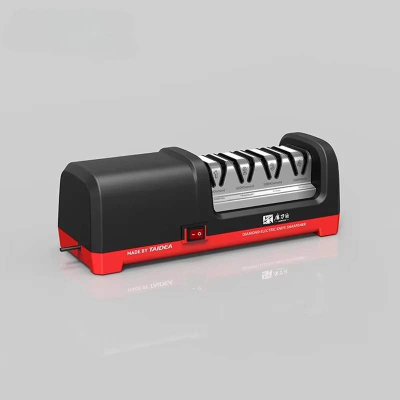 Professional Electric Knife Sharpener EU PLUG Grit 360/600/1000# and Polishing Sharpening Stone GrindStone Power18W