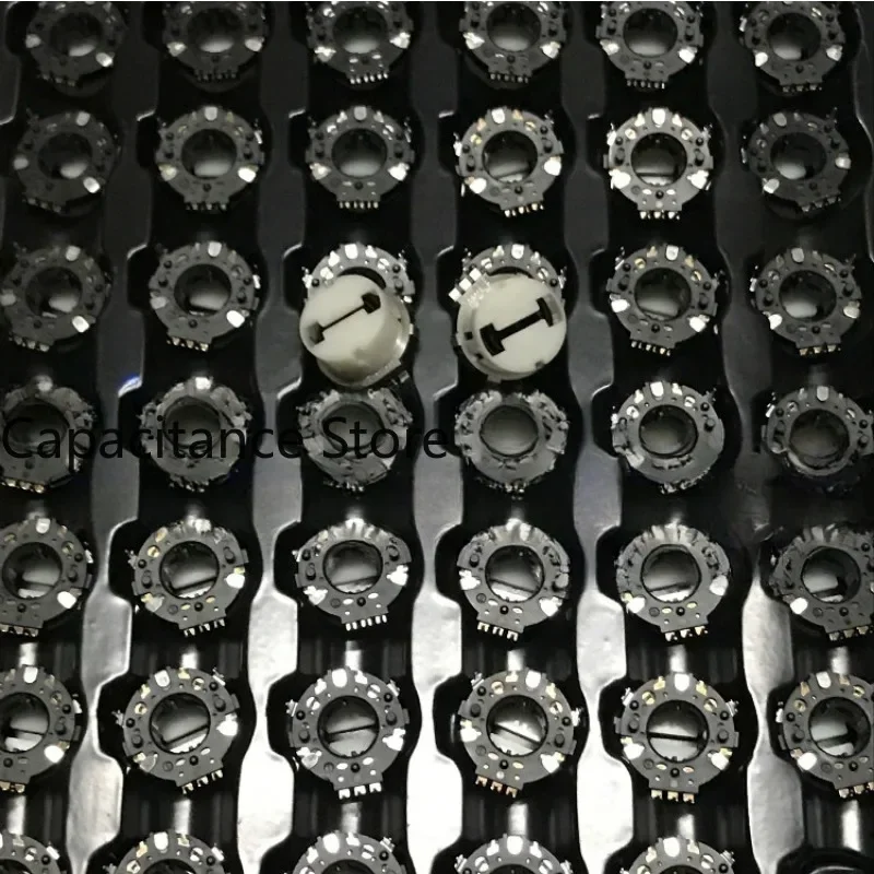 5PCS Hollow shaft encoder car navigation audio volume adjustment knob 20 positioning with white cap