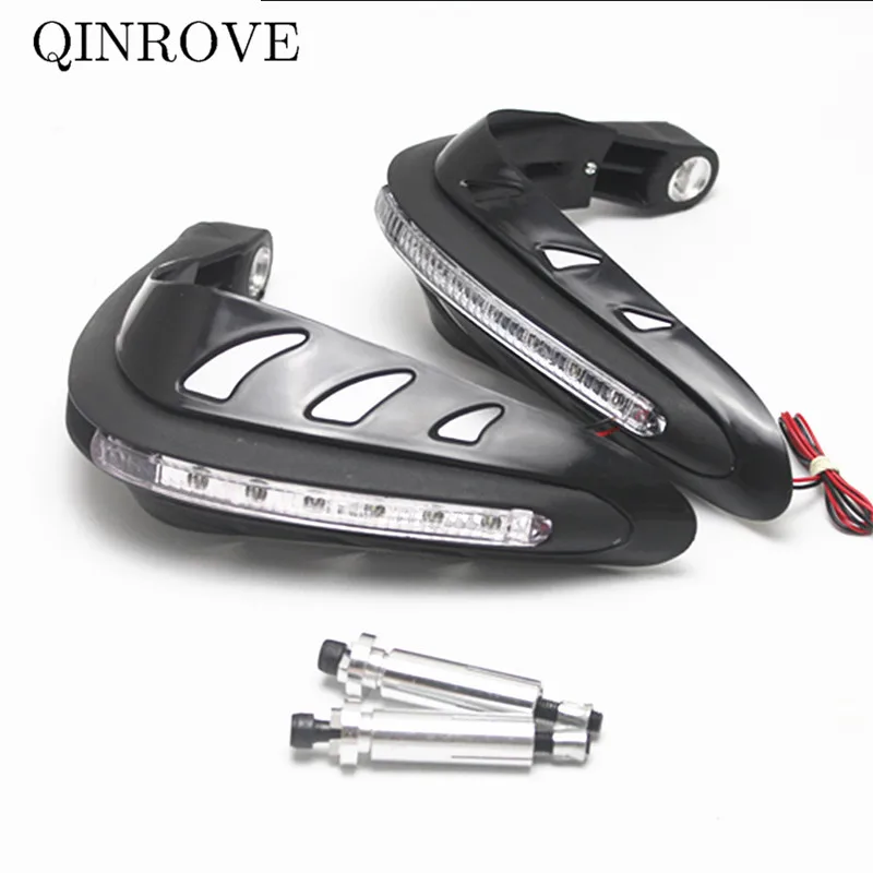 Motorcycle Handguard 17-22mm Handlebar With LED Light ABS Hand Guard Universal For Yamaha FZ6 NMAX 125 Suzuki SV400 SV650 Ducati