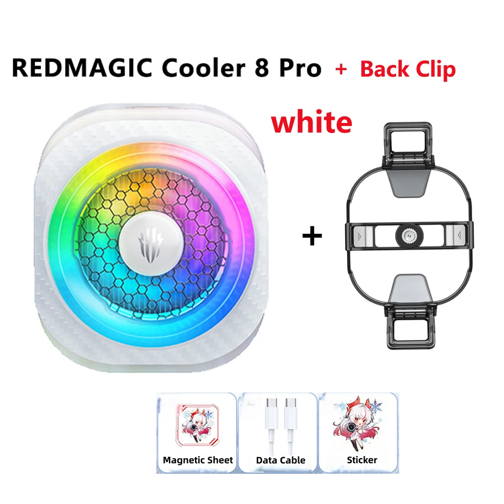 white 8pro back clip