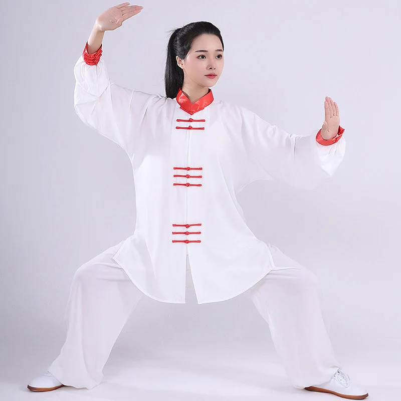 Women's Unisex Tai Chi Suit New Arrival Starlight Hemp Martial Arts Training & Performance Wear for Morning Exercise Group Stage