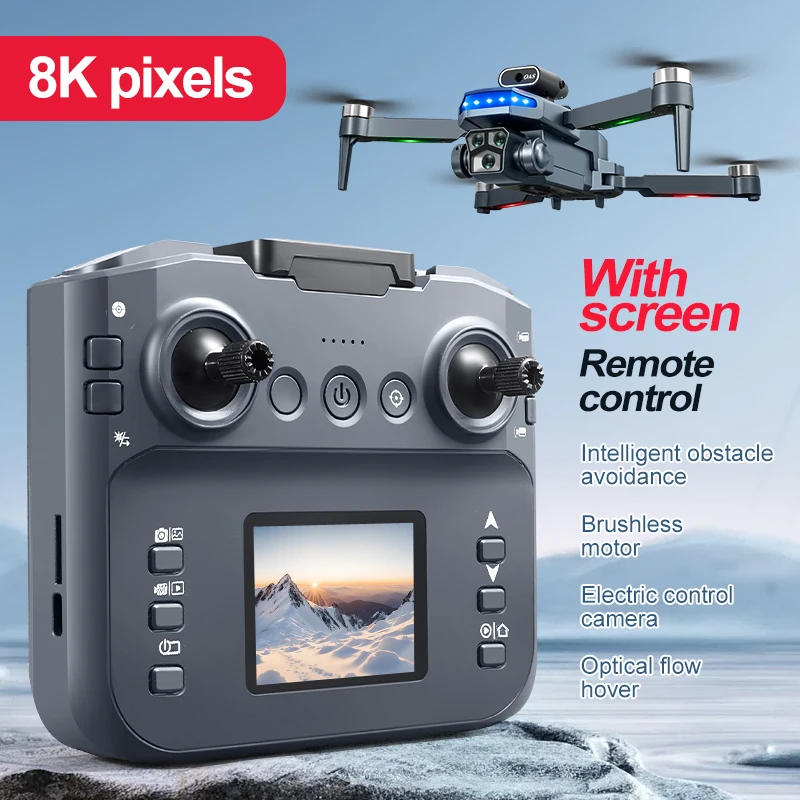 P18 جديد RC الطائرة بدون طيار المزدوج 4K كاميرا الطائرة بدون طيار تجنب العوائق كوادكوبتر التحكم الإلكتروني المهنية الطائرة بدون طيار طفل دمى هدايا #1