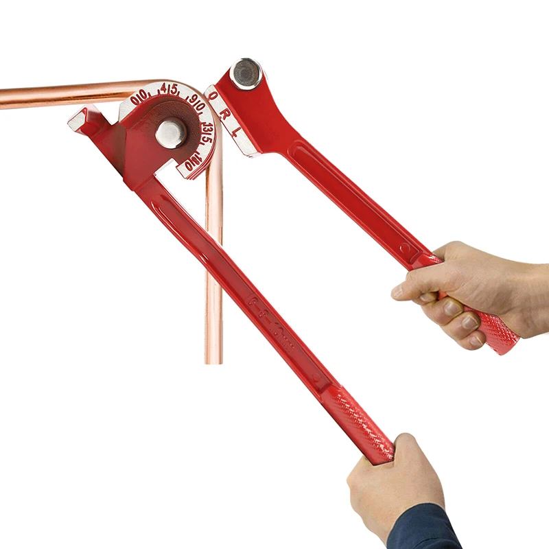 Dobladora de tubos 3 en 1, máquina dobladora de tubos de cobre de 90 grados, 180 grados, 6mm, 8mm, 10mm, herramientas manuales