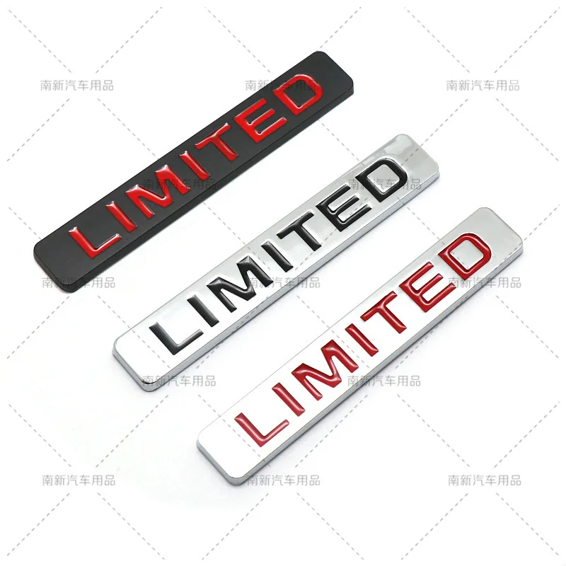 The metal LIMITED limited edition logo is suitable for Jeep Wrangler Guide, free rider, free light car sticker emblem