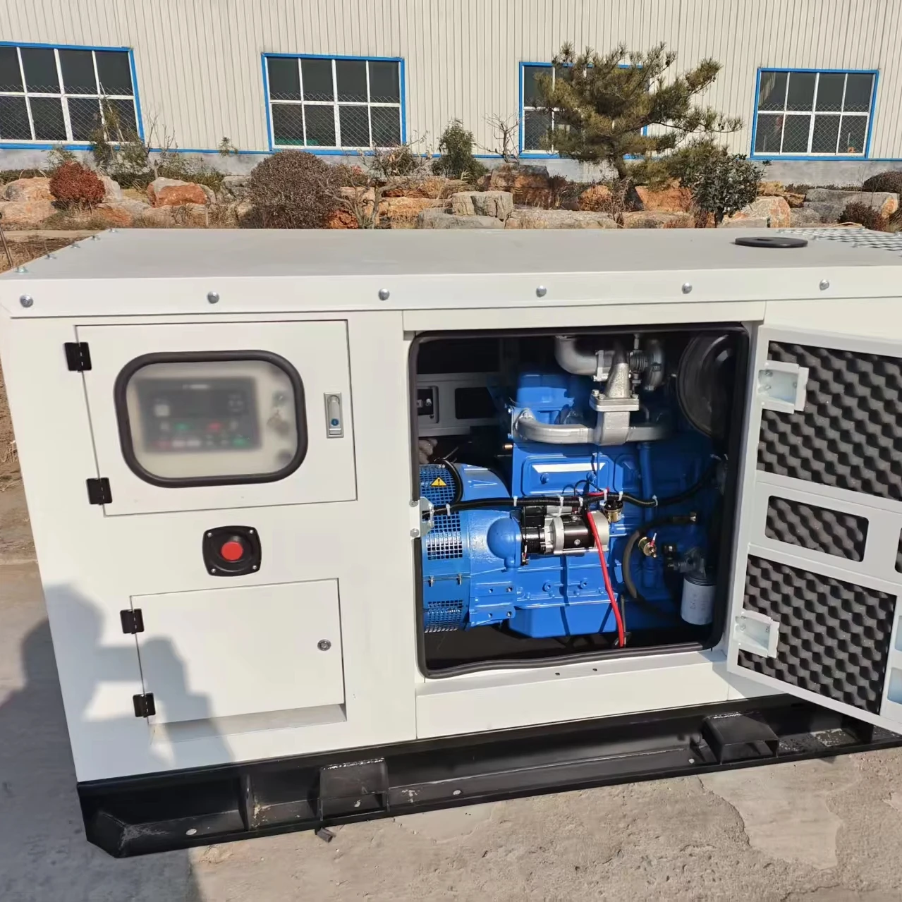 5-200Kw certified silent diesel generator, one year engine warranty, 380V 1000kg