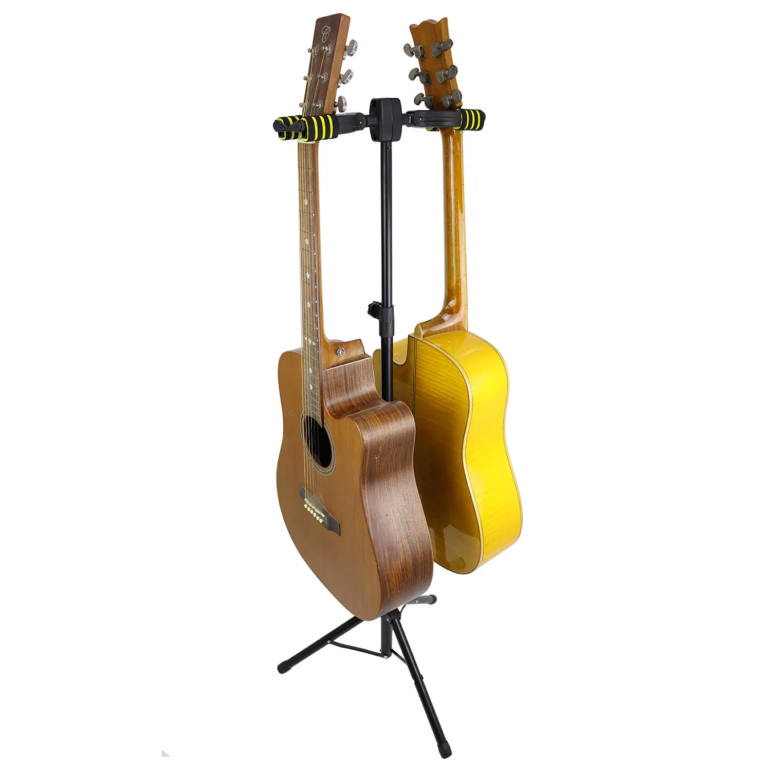 Automatic lock vertical guitar stand double gravity lock guitar stand can put two self-locking design more convenient
