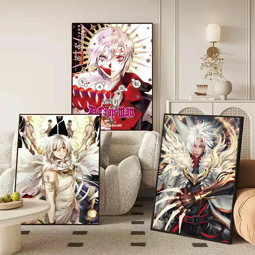 D-DGray-man A-Allen Walker Poster HD Wall Art Decal Self-Adhesive Aesthetic Decor For Home Living Bedroom Bar Aesthetic