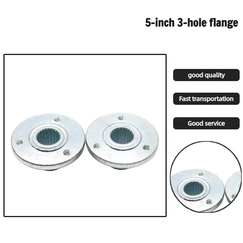

ATV Accessories 5-Inch 3-Hole Hub Flange: Compatible with Front and Rear Axle Hub Seats