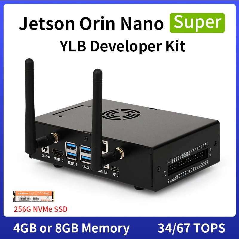 Jetson Orin Nano Super Development Board NX AI Vision Künstliche Intelligenzbox Dual Network Ports
