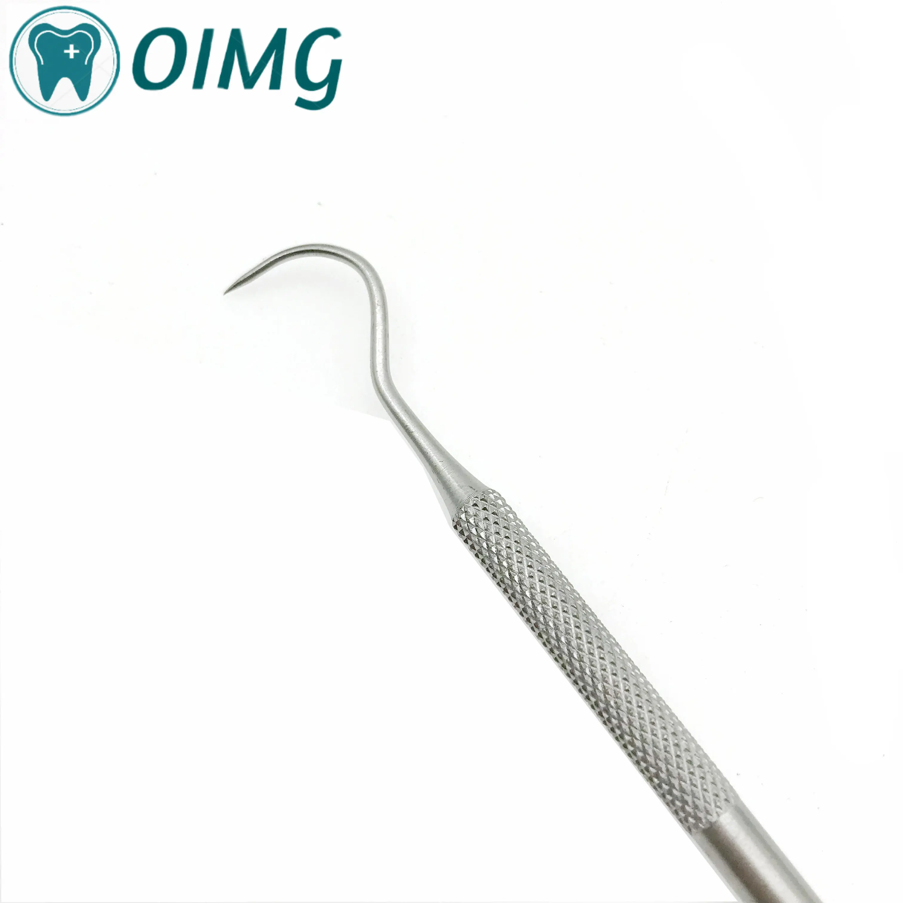 Gancho Dental de acero inoxidable, sonda de explorador Dental, herramienta Dental, Limpieza de dientes, higiene