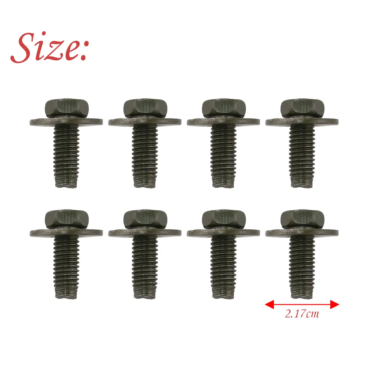 8Pcs Skid Plate Splash Shield Cover Bolts For Toyota 4Runner Tacoma 1996-2021 Tundra 2000-2021 FJ Cruiser 2007-2014 90080-11373