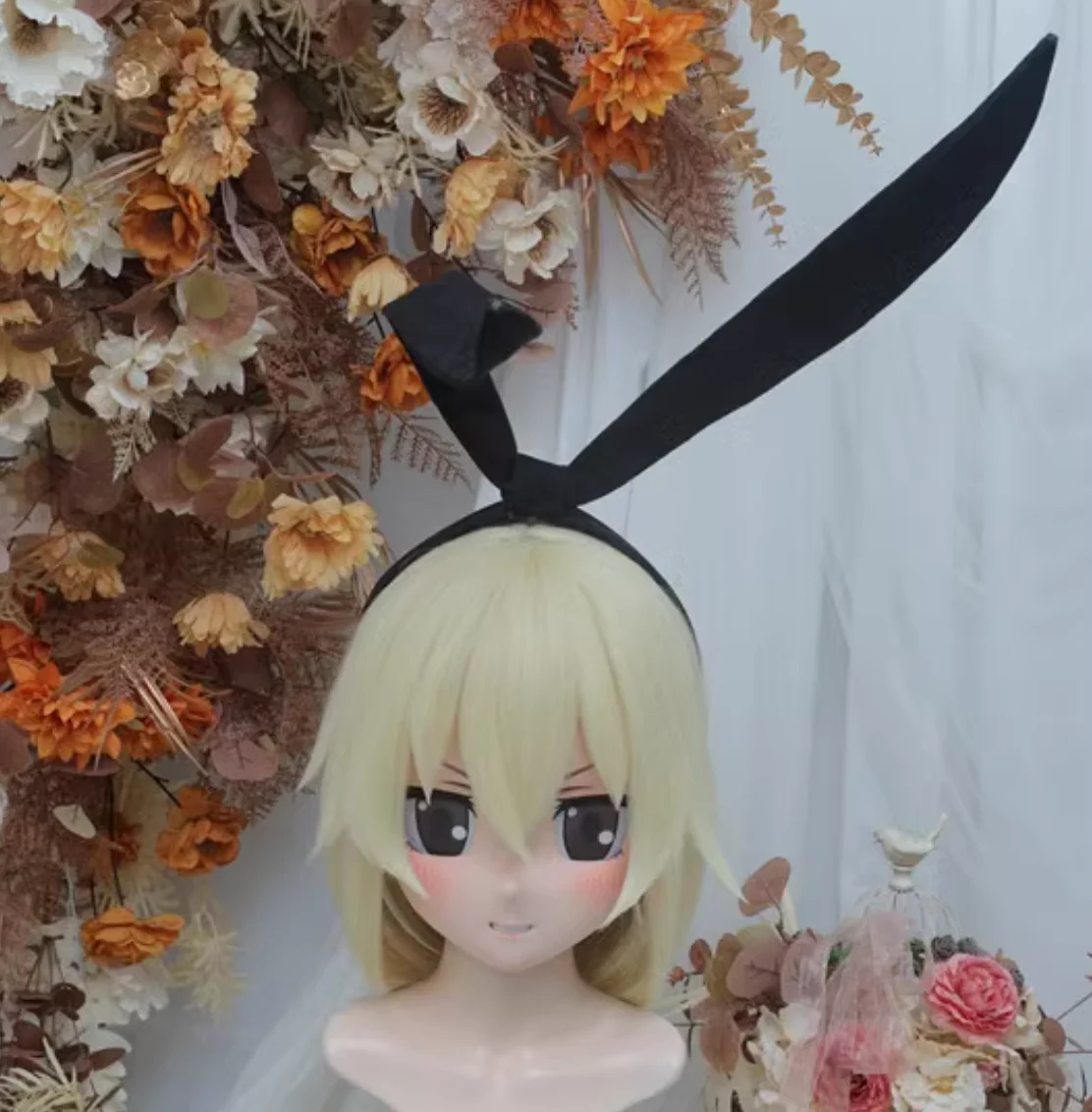 

(NFD313-58)Customize Full Head With Lock Pretty Female/Girl Japanese Animego Character Kig Cosplay Kigurumi Mask Crossdress Doll