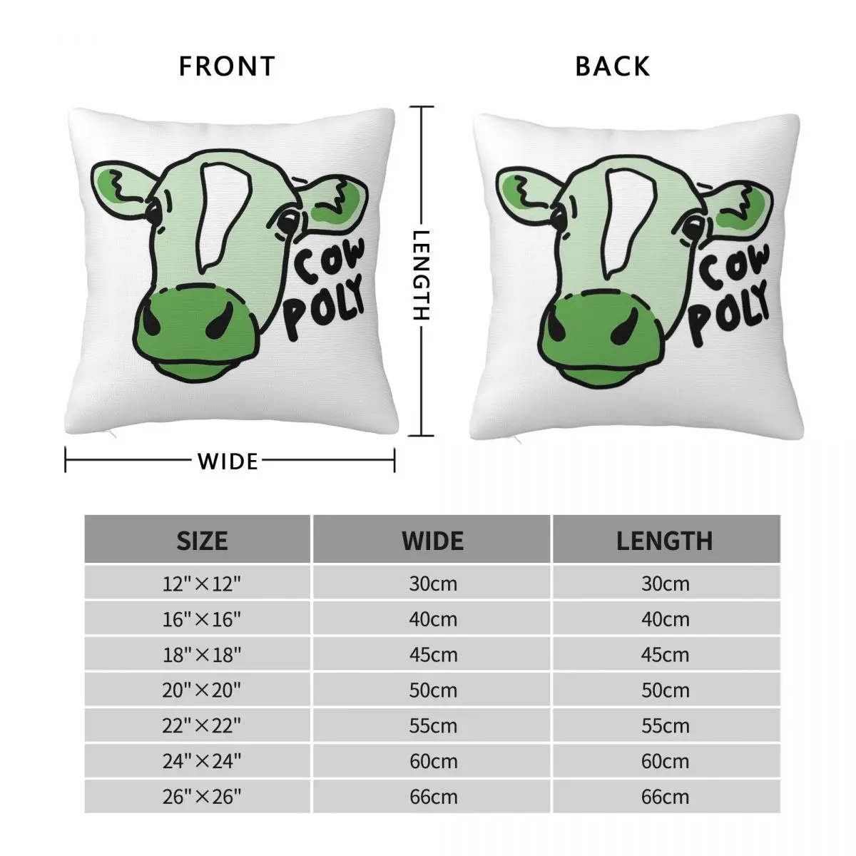 Cal Poly San Luis Obispo Square Pillowcase Polyester Linen Velvet Creative Zip Decorative Throw Pillow Case Bed Cushion Case