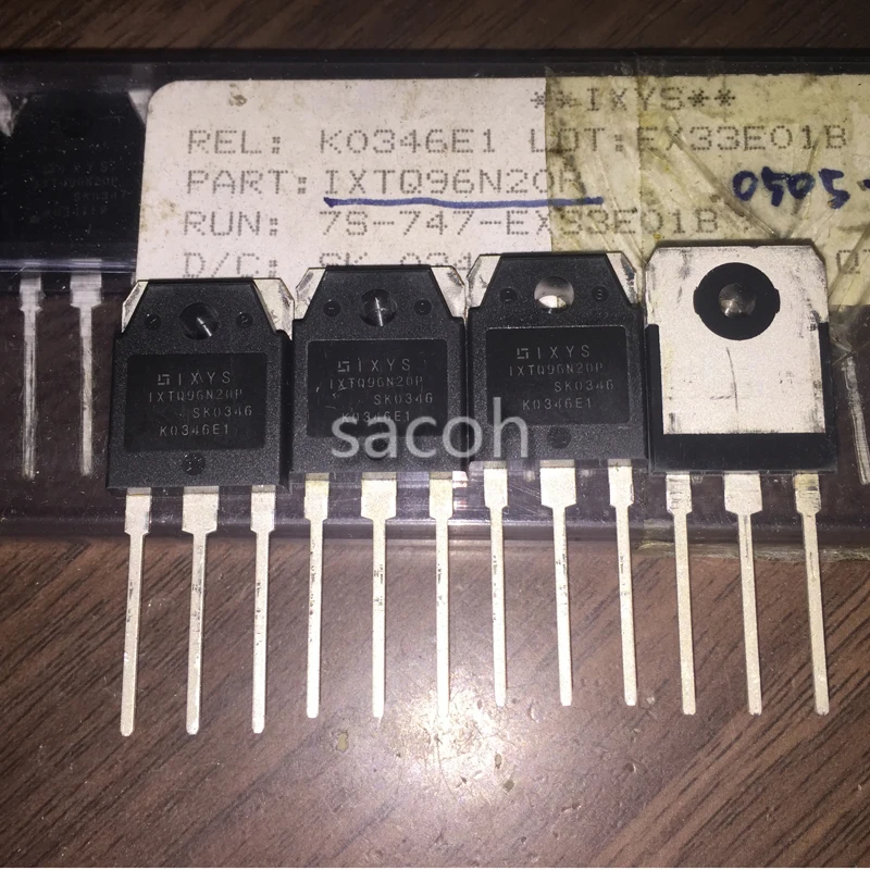 

(SACOH Electronic Components) IXTQ96N20P 10Pcs 100% Brand New Original In Stock