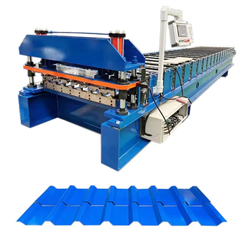 Wall Panel Press Tile TR4 Ibr Roof Sheet Tiles Making Machine China Production Line