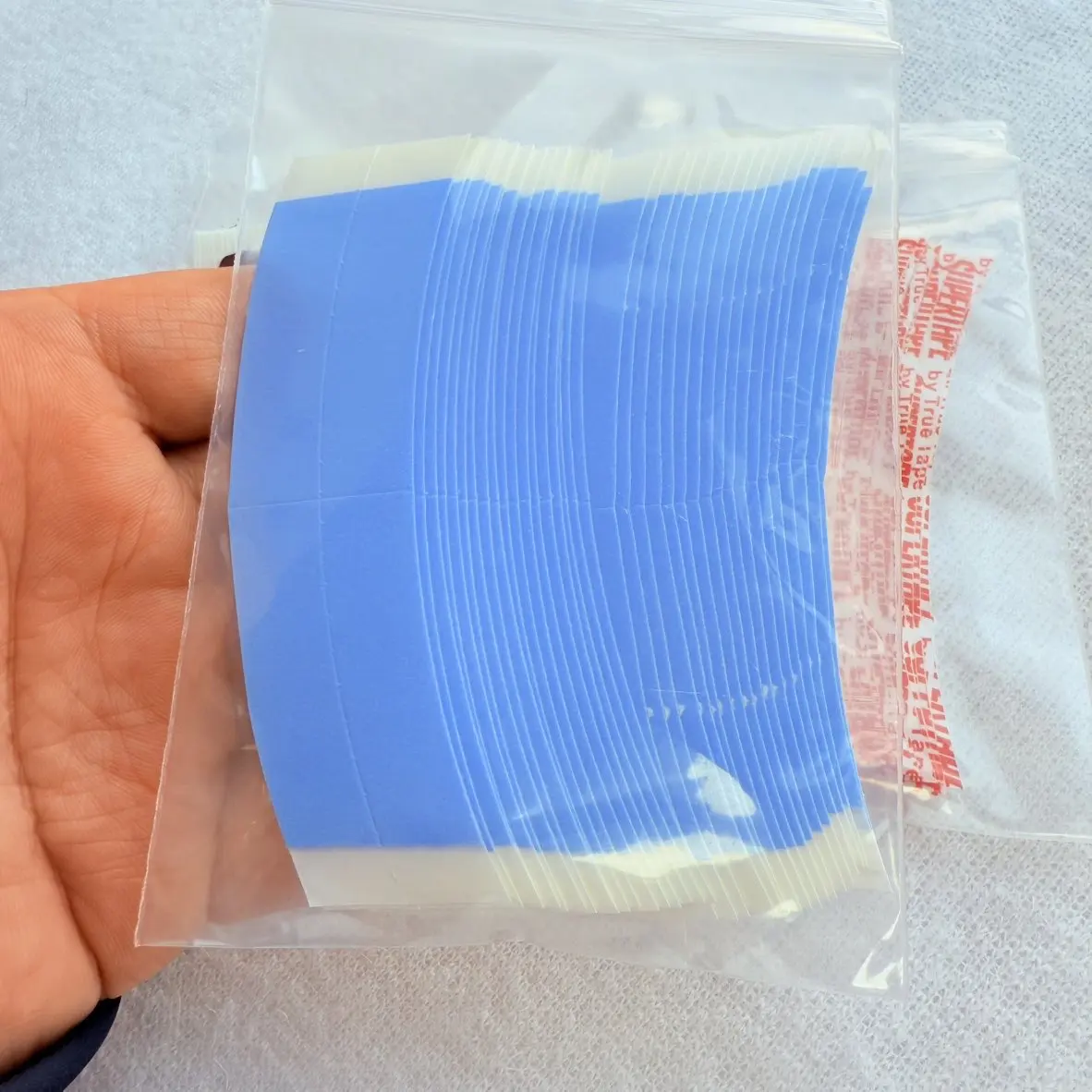 36 قطعة شريط ووكر منحني على الوجهين شريط تثبيت فائق نظام الشعر شريط عقد غراء الترابط لنظام الدانتيل في الصالون والشعر المستعار للرجال #3