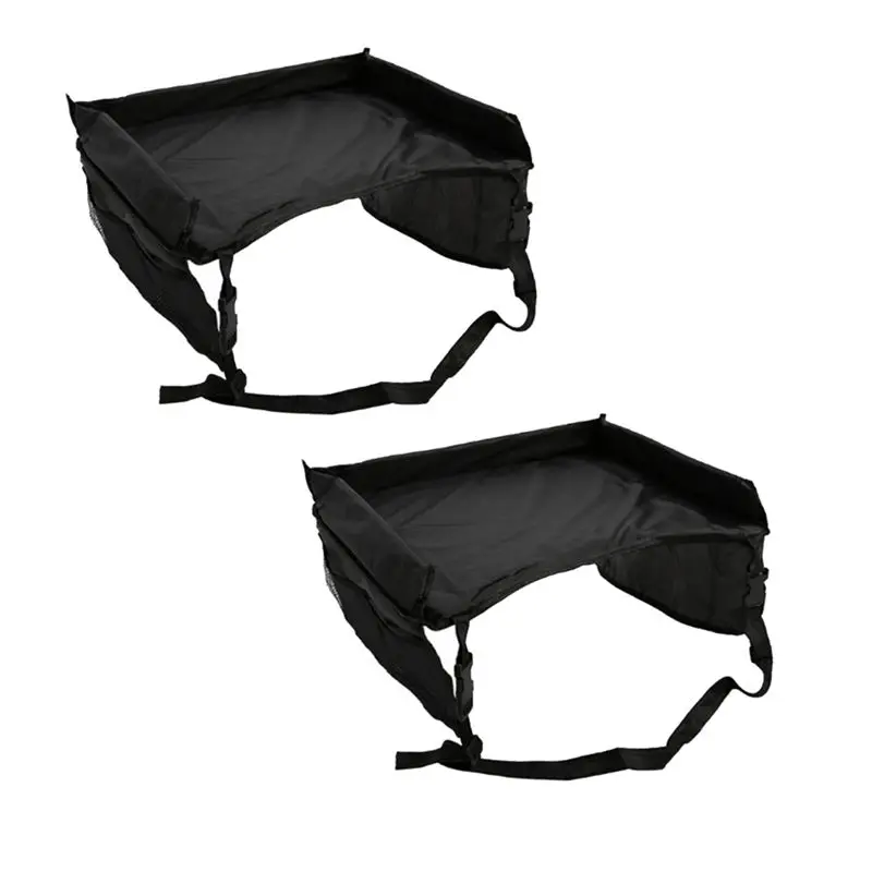 

2 шт. дорожный лоток для автомобильного сиденья с безопасным игровым столом, органайзером и хранилищем для детской доски для рисования