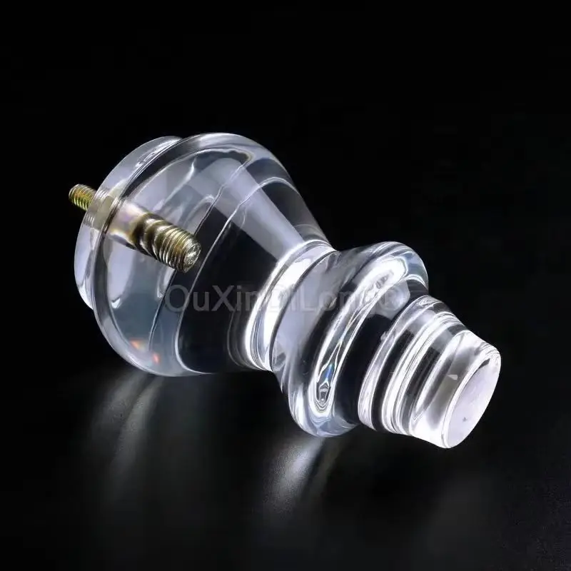 4PCS Clear Acrylic Sofa Legs Furniture Legs Gourd Shape Feet for Cabinet Dresser Couch Footstool TV Stand Home DIY Legs GF1333