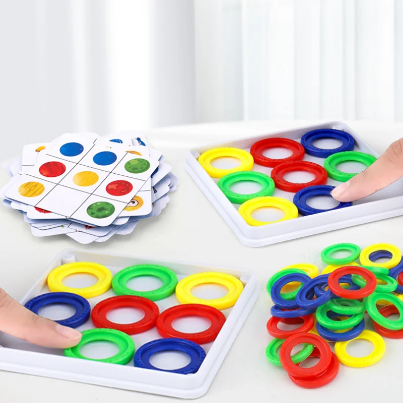 Puzzle kolorowe dla dzieci, zabawka, gra dwuosobowa, edukacja wczesnoszkolna, gry zapewniające bezpieczeństwo, poprawiające rozpoznawanie kolorów u dzieci, nowość