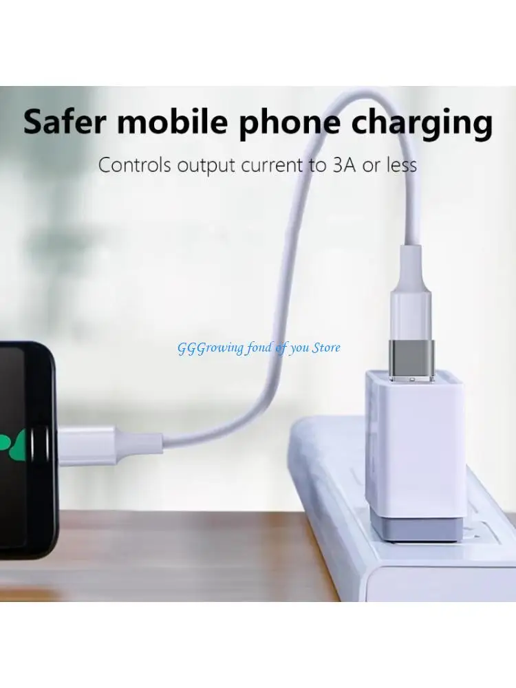 

H9EB 1PC USB C Female to USB Male Adapters Type C to USB2.0 10Gbps Data Converters for Laptops