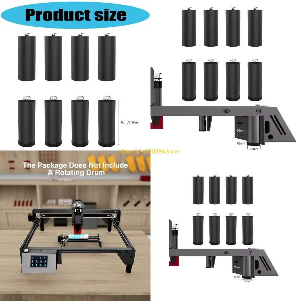 

K0EA 8Pcs Auxiliary Heightening Engraving Adjustment Leg Bracket Engraver Raised
