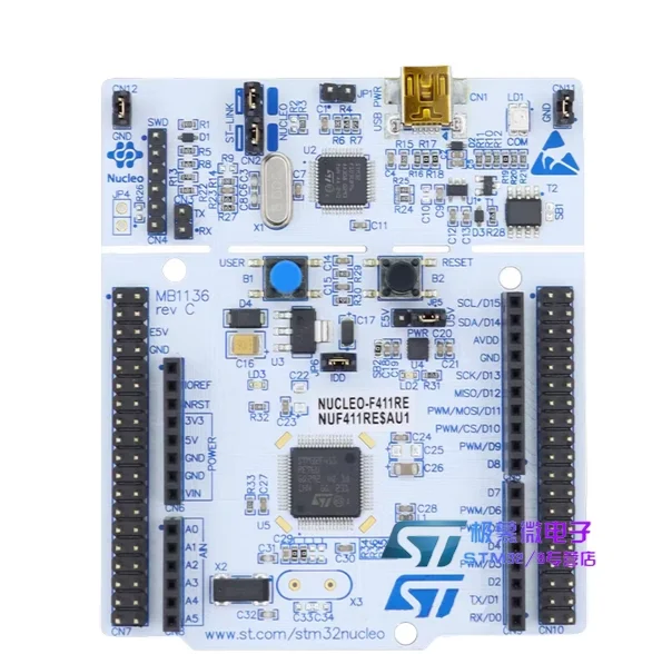 1/PCS LOT NUCLEO-F411RE supports Arduino STM32F411RE development board 100% new original