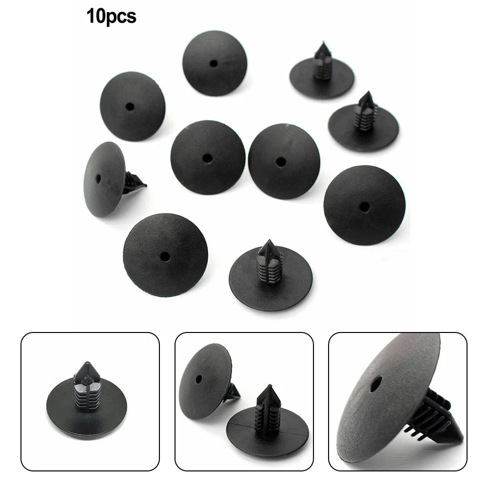 

10x Wheel Arch Lining Splash Guard Trim Clips 7703077435 For Scenic For Clio Mk2 Mk3 7703077435 Black