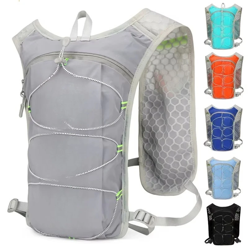 Outdoor Sports Jogging Running Hydration Vest Backpack Hiking Bike Riding Marathon Hydration Bag Riding Mountaineering