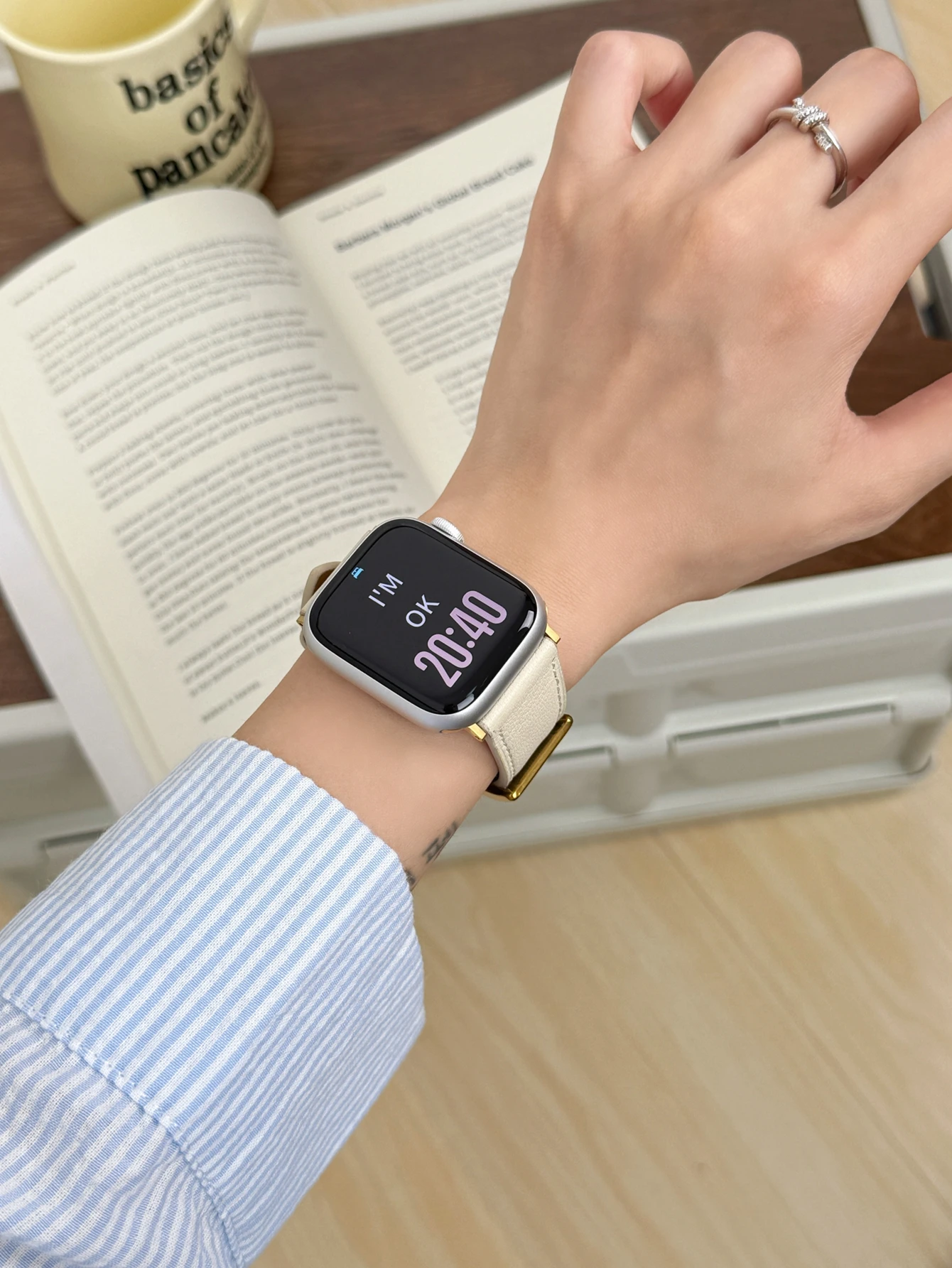 ممتاز ناتا حلقة جلدية كوريا لسلسلة ساعات أبل الترا 11/10/9/8/7/6 38 مللي متر 40 مللي متر 41 مللي متر 42 مللي متر 44 مللي متر 45 مللي متر 46 مللي متر 49 مللي متر حزام #3