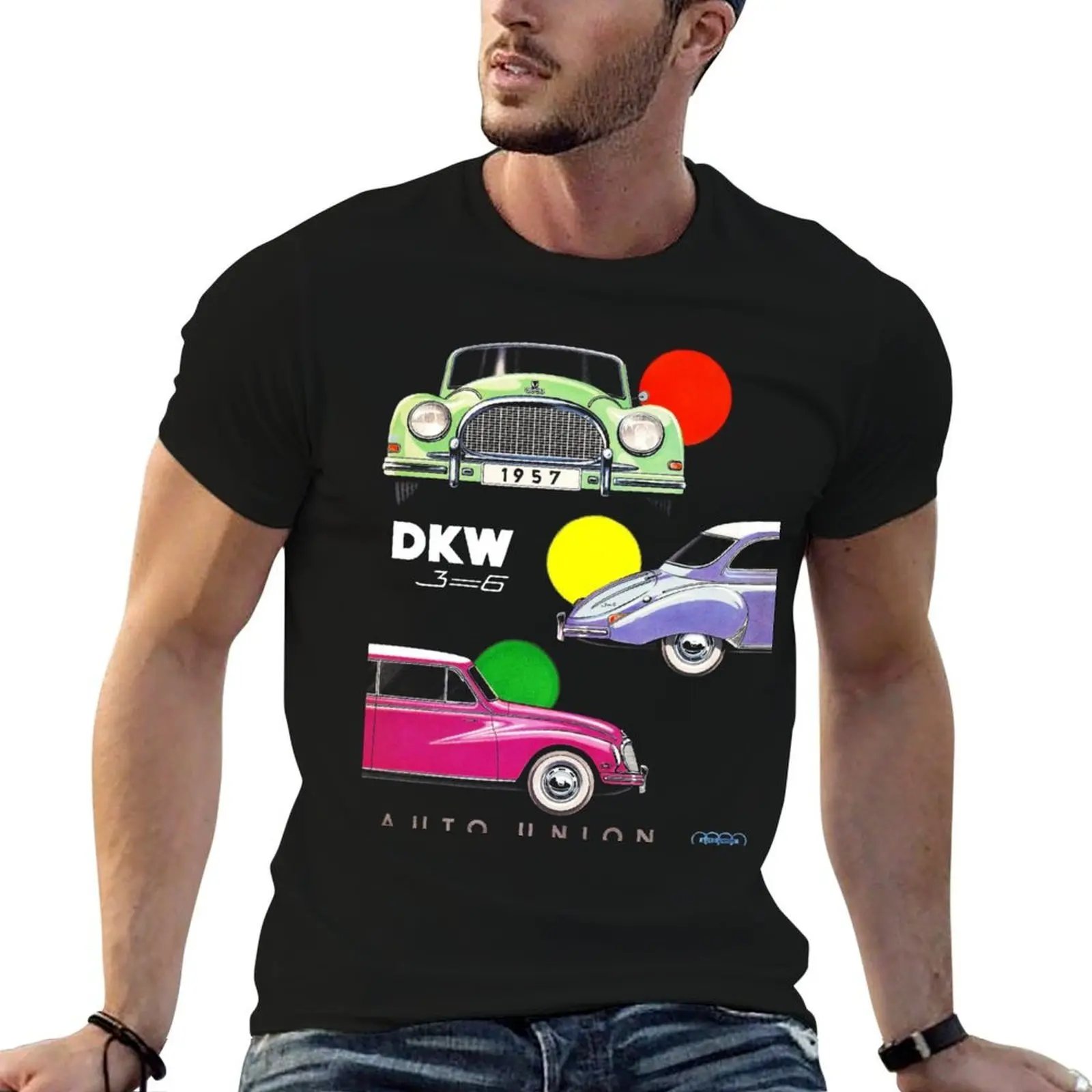 DKW AUTO UNION 1000 T-Shirt graphic t shirts topping plain black t shirts men