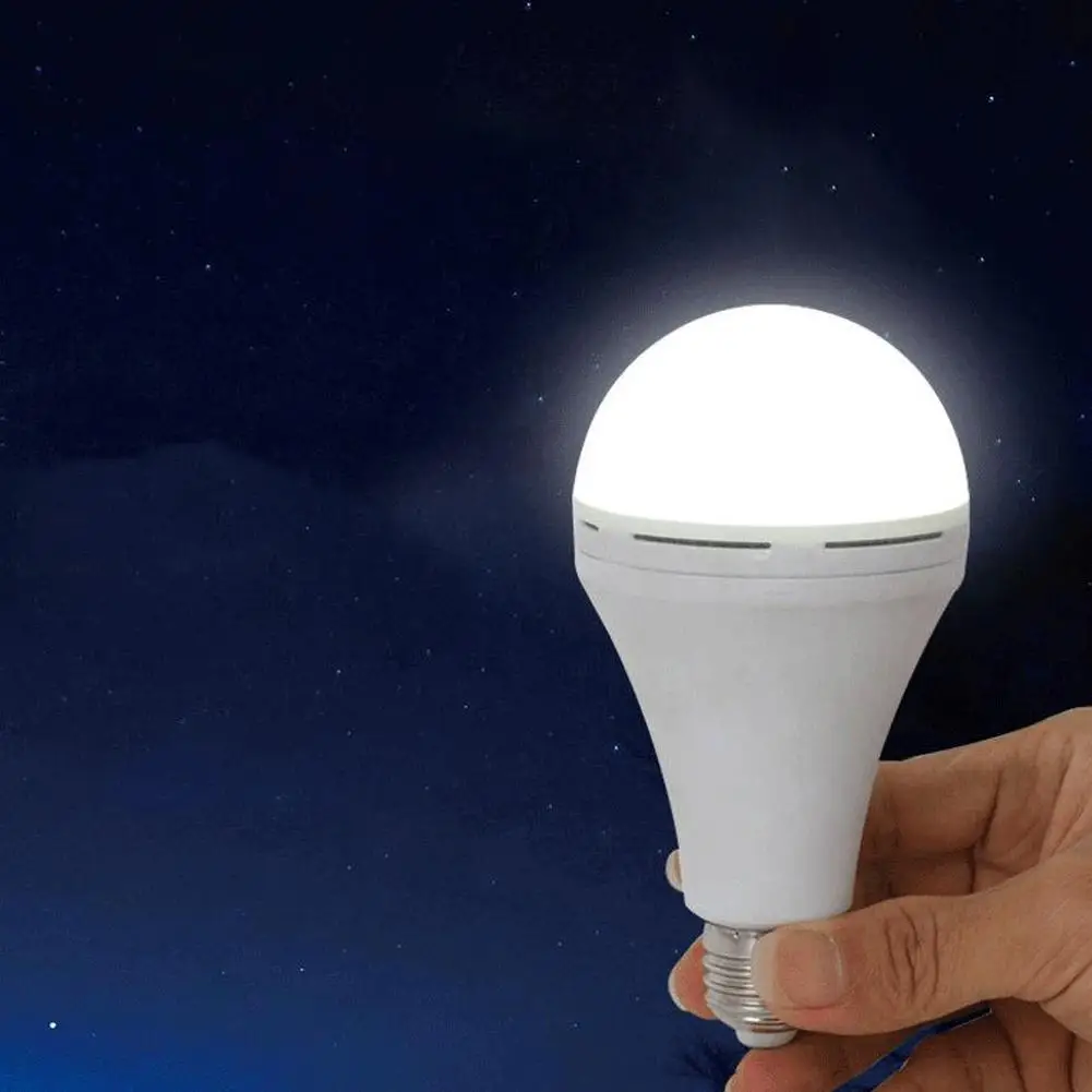 9/15W Emergency LED Light Bulb Rechargeable 1200mAh Battery 85-265V 110V 220V for Camping Tent Lamp Outdoor Lighting