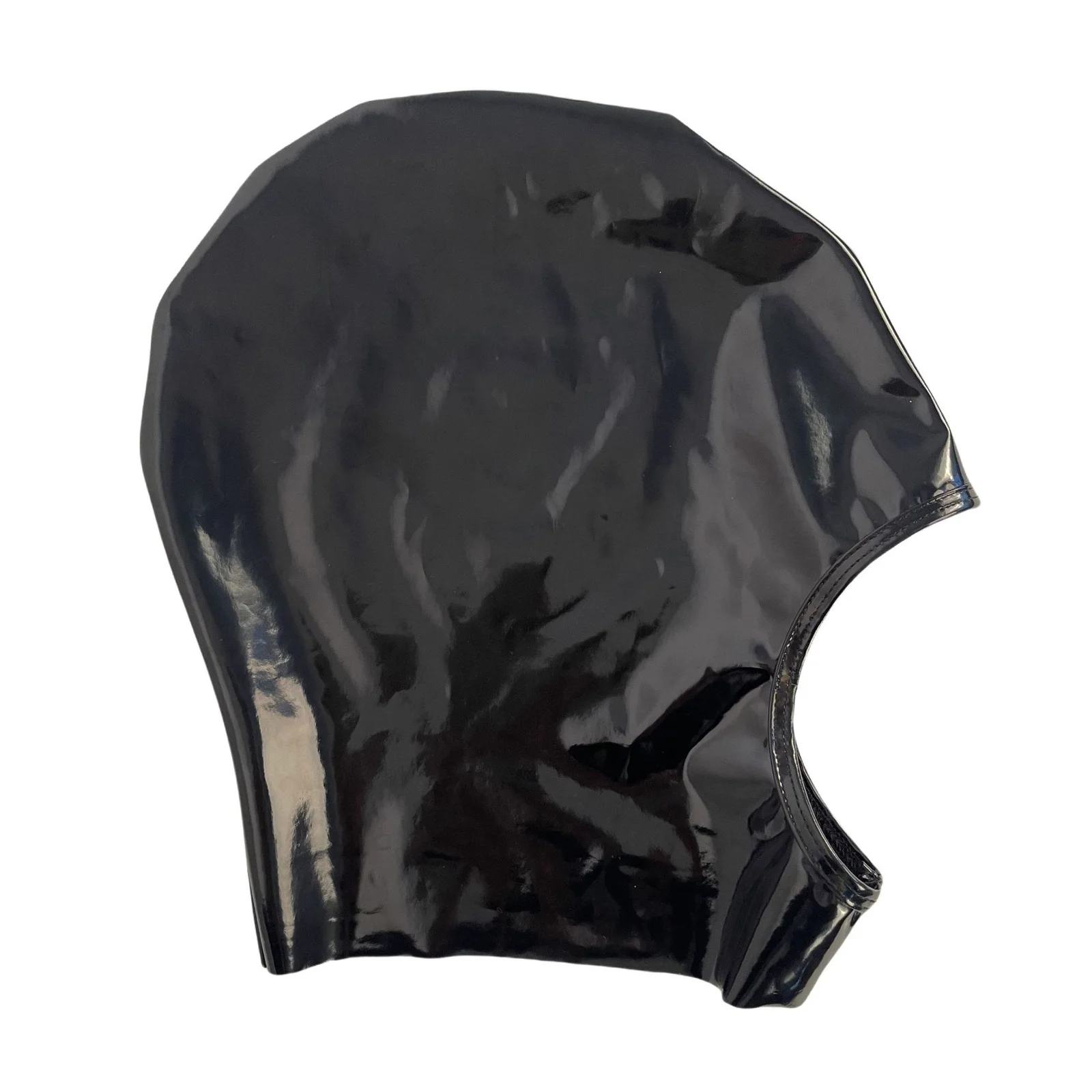 Máscara facial de látex para homens e mulheres, pano bronzeador pu, boca aberta, capa de cabeça, casais, adulto, máscara facial completa para dramatização, fantasia, roupa de balada