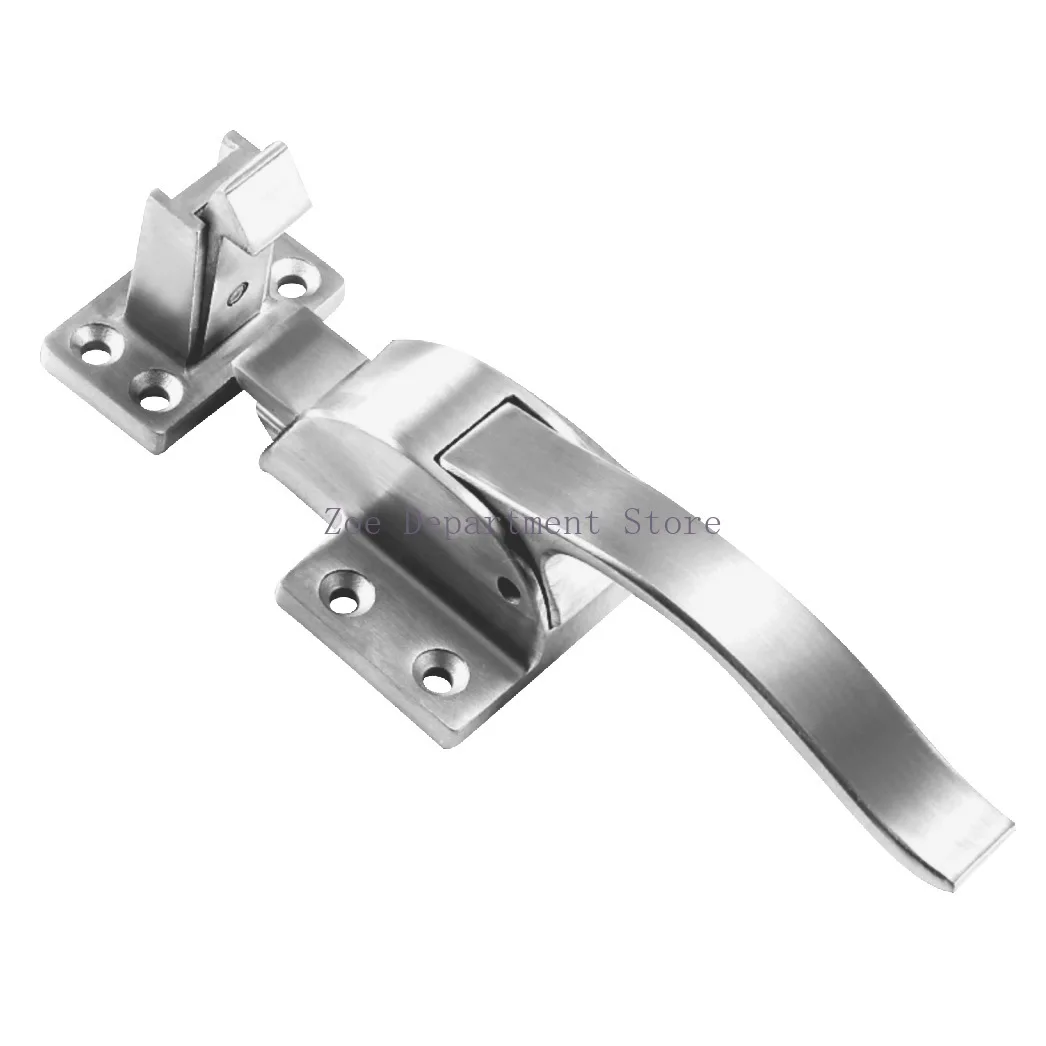 1PCS 304 Stainless Steel Coating Oven Mechanical Equipment Handle Industrial Furnace Thickened Door Lock Handle Excluding Screws