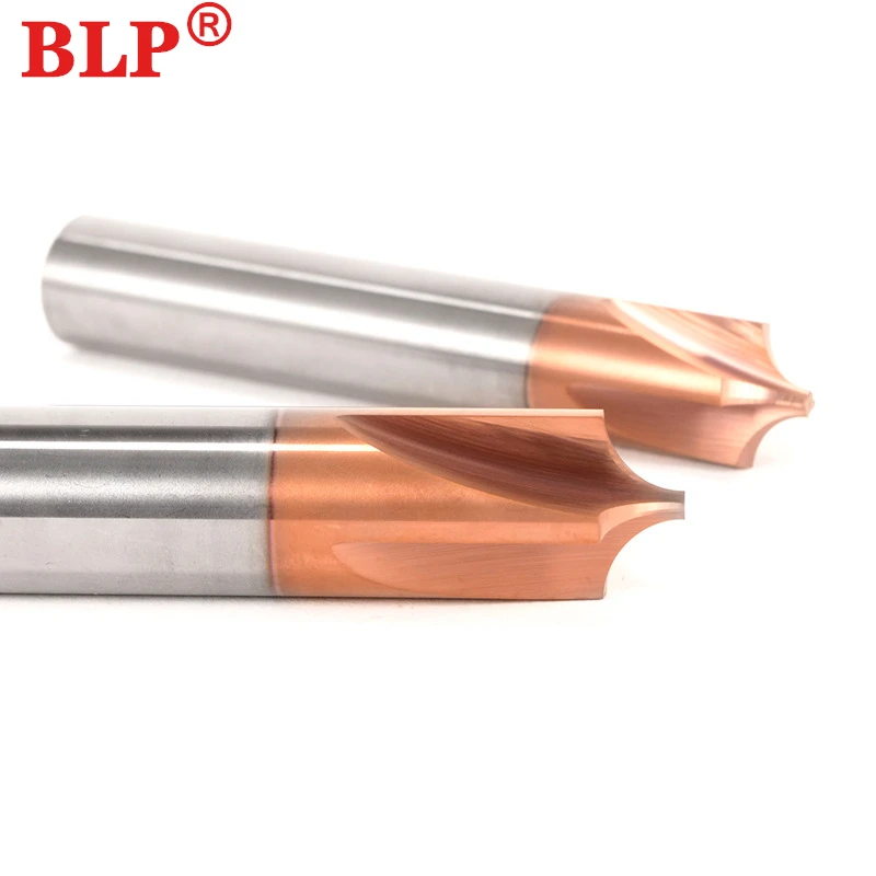 HRC55 Internal R Milling Cutter Tungsten Steel Inner R Cutter Chamfering End Mill 4 Flute Reverse R Router Bit R0.5 tools