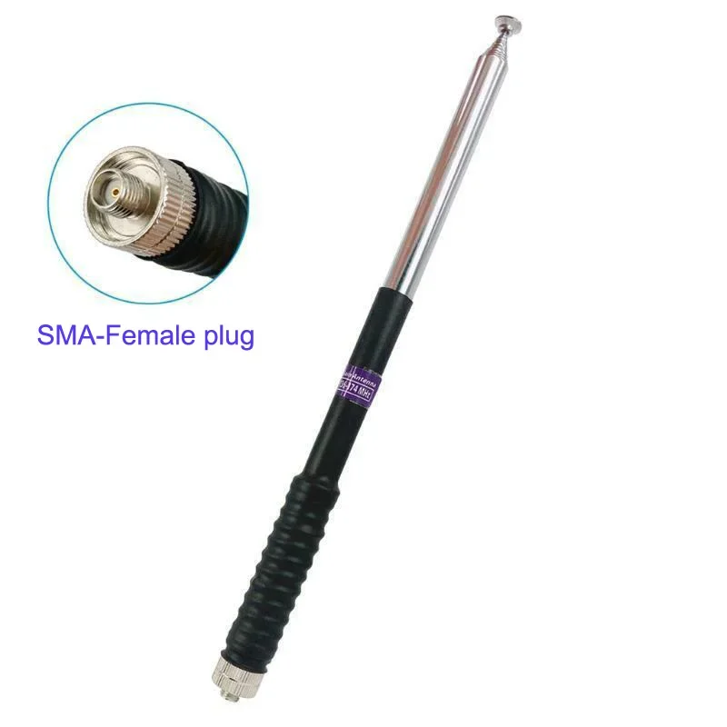 FP10120 VHF 136-174MHz SMA-Female Telescopic Gain Antenna for WouXun Kenwood BAOFENG UV-5R UV5R UV82 BF-888S Radio Walkie Talkie