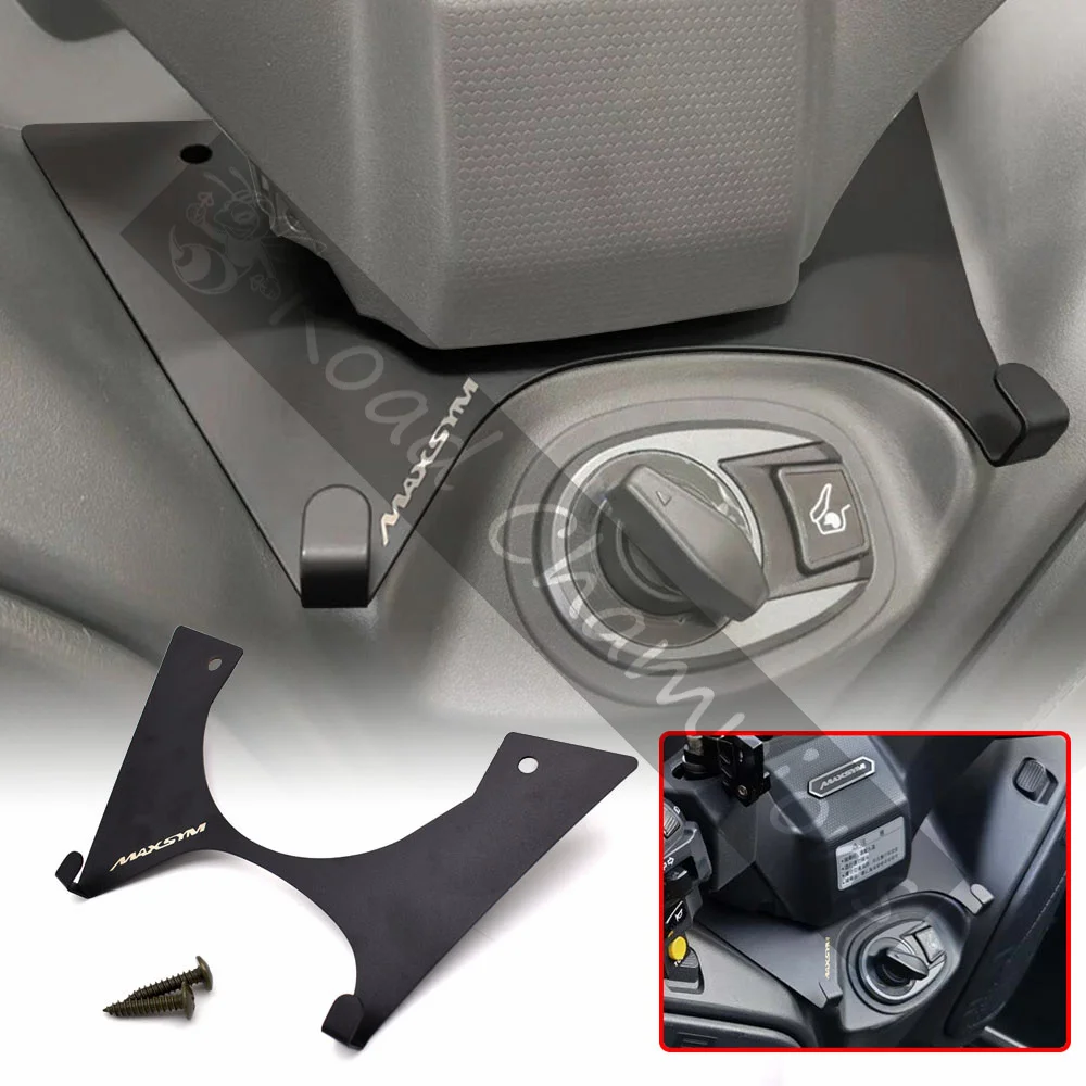 لدراجة نارية SYM MAXSYM 400 MAXSYM 400i كيس شماعات الجبهة الأمتعة هوك قوس حقيبة الإطار تخزين الرف الألومنيوم الملحقات #1