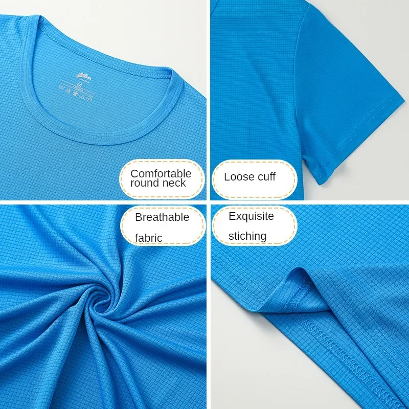 Promotion Multicolor Quick Dry Short Sleeve Sport T Shirt Training Running T-Shirt Sportswear Marathon Clothes Fitness Gym Shirt