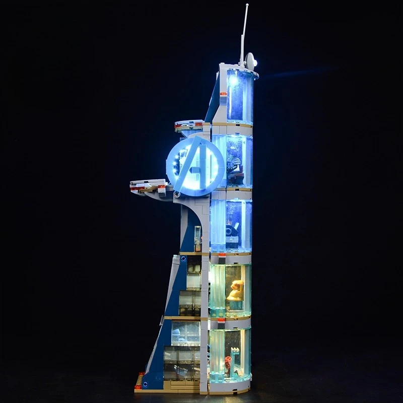 

Набор светодиодного освещения подходит для LEGO Avengers Tower Battle 76166 (не включая строительные блоки)