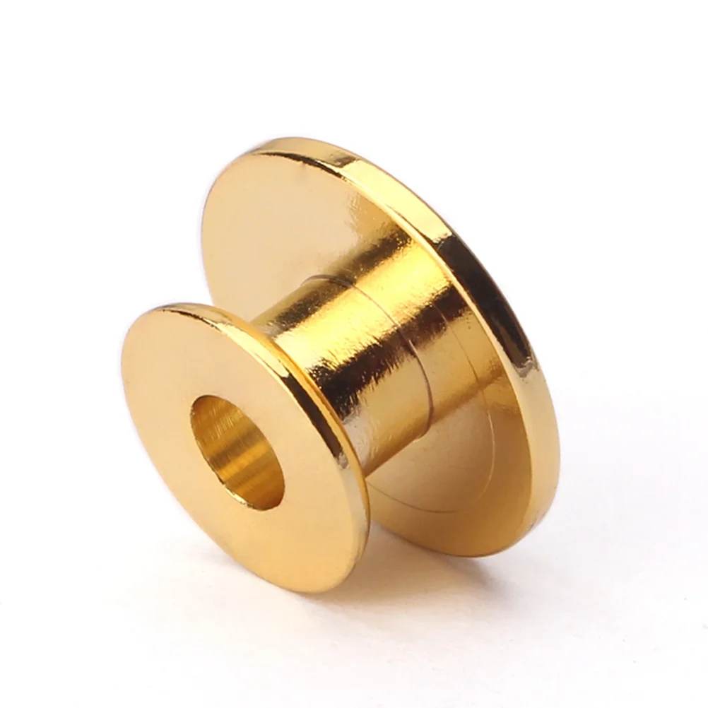 

Copper Guitar Strap Locks Metal Strap Buttons Mounting Screws Sturdy Durable for Electric Bass Guitar Secure Locking