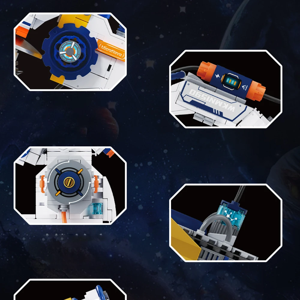 ชุดตัวต่อมืออาชีพสร้างกล้องจุลทรรศน์พร้อมไฟ รุ่นสำหรับผู้ใหญ่และเด็ก ของขวัญวันเกิดและคริสต์มาส 1088 ชิ้น